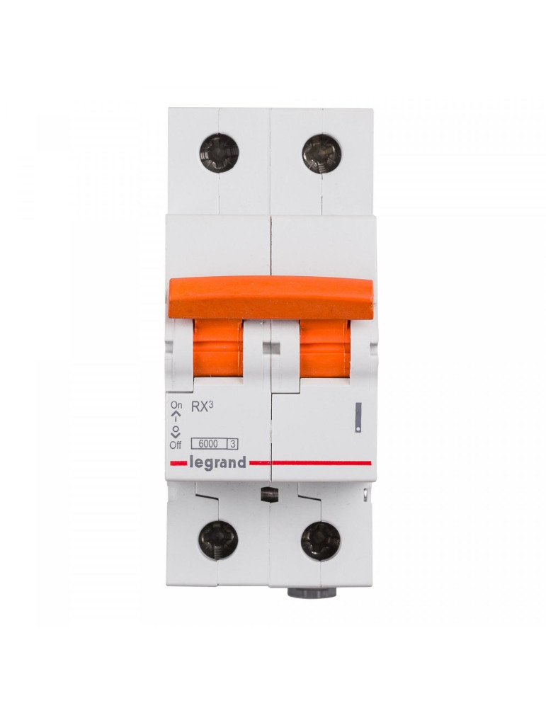 Disjoncteur Magnétothermique Résidenciel 2P 6kA 10-40A Courbe C RX³ LEGRAND 419934 Disjoncteur Magnétothermique Résidenciel 2P 6kA 10-40A Courbe C RX³ LEGRAND 419934