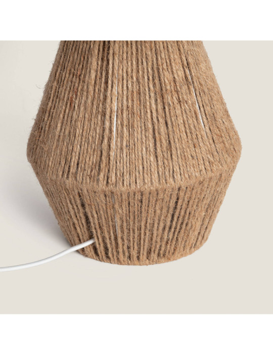 Lampe à Poser Corde Naturelle et Lin Dione
