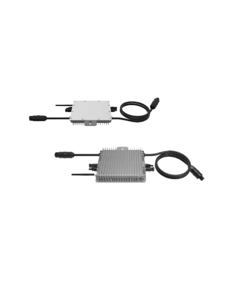 Micro-Onduleur Monophasé Connexion au Réseau Électrique 1-2 kW Contrôle WiFi