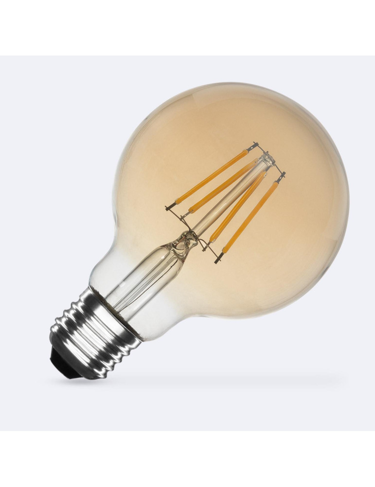 Ampoule LED Filament E27 6W 540 lm G80 Gold Ampoule LED Filament E27 6W 540 lm G80 Gold