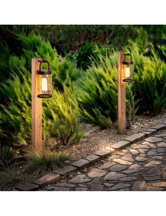 Balise sur Pied Extérieure 80cm Aluminium Benny