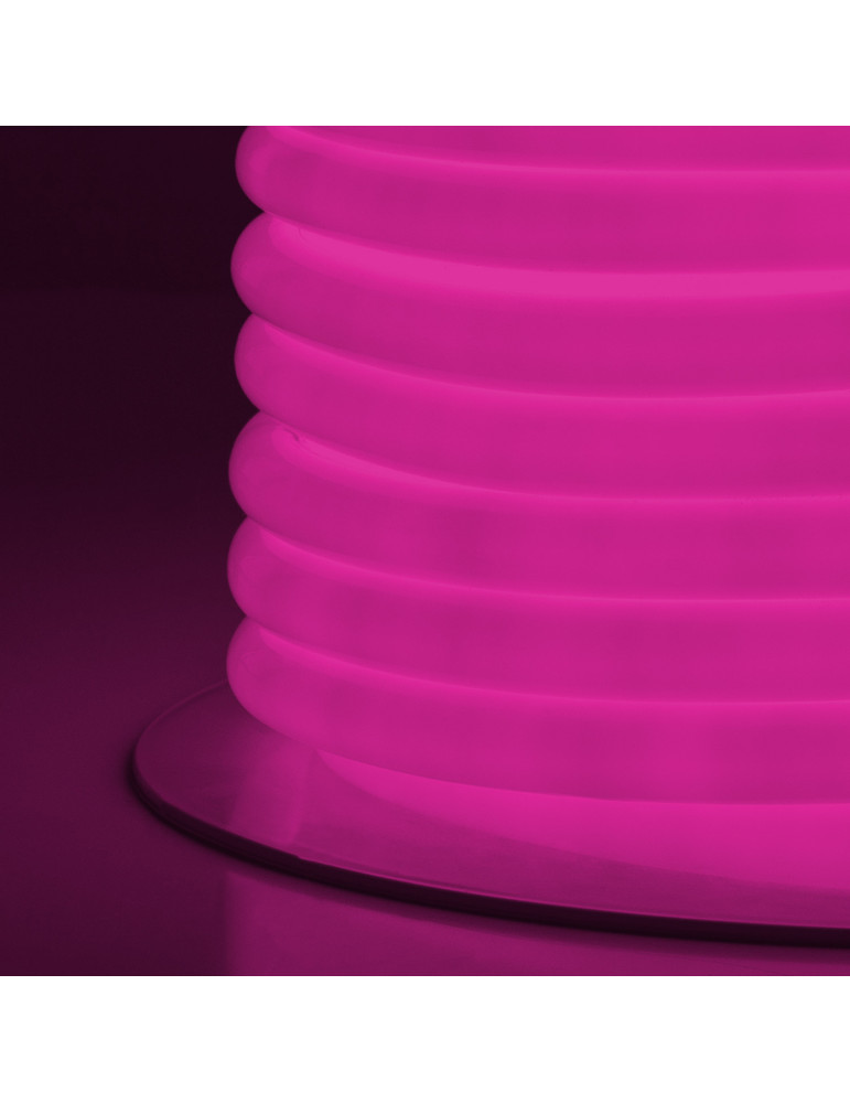 Bobina Neón Circular LED Flexible 120LED/m Naranja 50 Metros