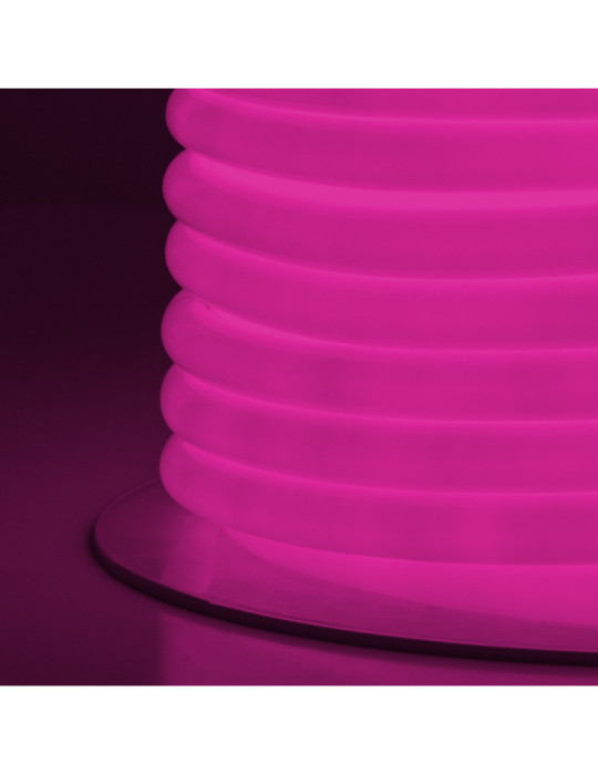 Bobina Neón Circular LED Flexible 120LED/m Naranja 50 Metros