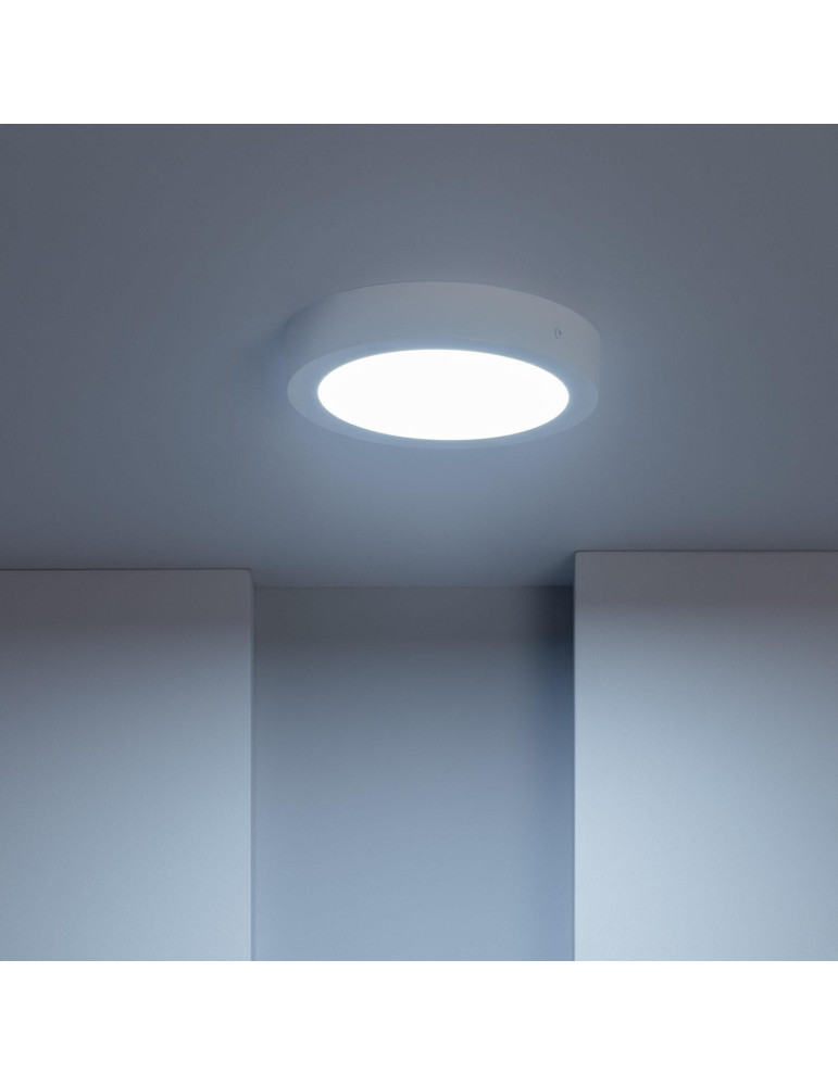 Plafonnier LED Rond 18W SwitchCCT Sélectionnable Ø 225mm Dimmable Compatible avec Télécommande RF V.2