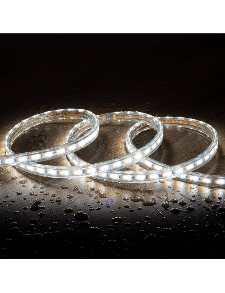 Ruban LED CCT 220V AC 120 LED/m IP65 Largeur 14mm Coupe tous les 100cm sur Mesure