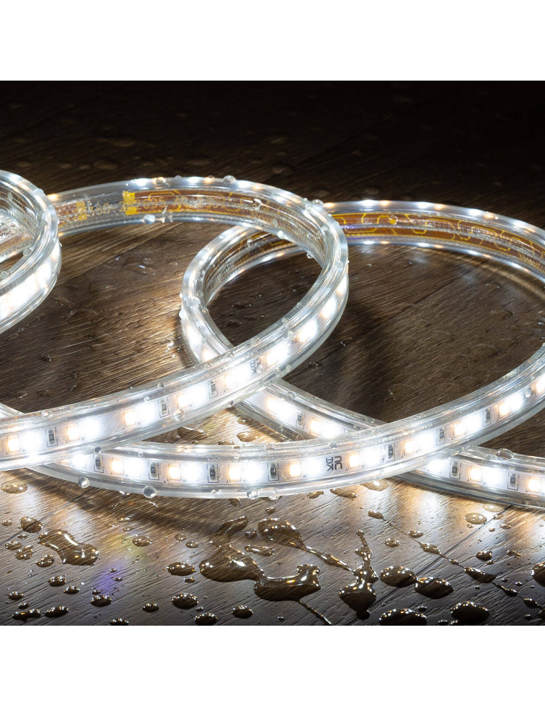 Ruban LED CCT 220V AC 120 LED/m IP65 Largeur 14mm Coupe tous les 100cm sur Mesure