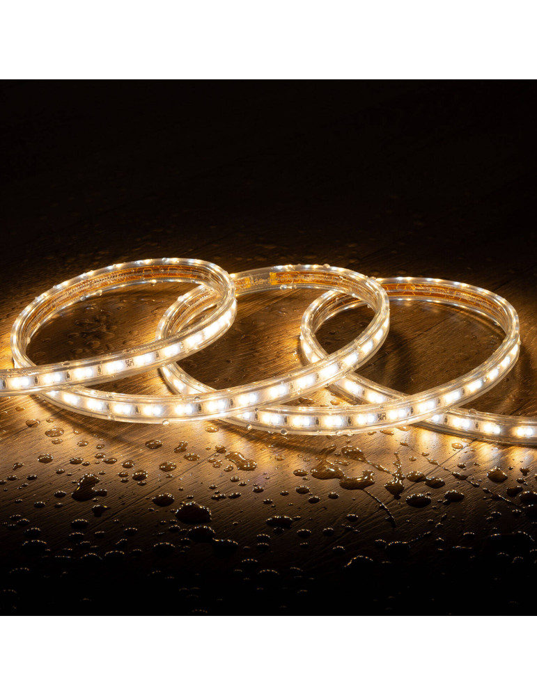 Ruban LED CCT 220V AC 120 LED/m IP65 Largeur 14mm Coupe tous les 100cm sur Mesure
