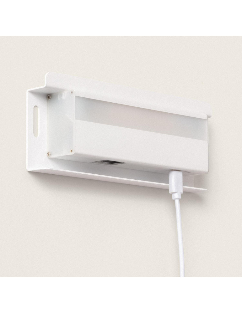 Applique Murale LED Plâtre avec Batterie Bakily