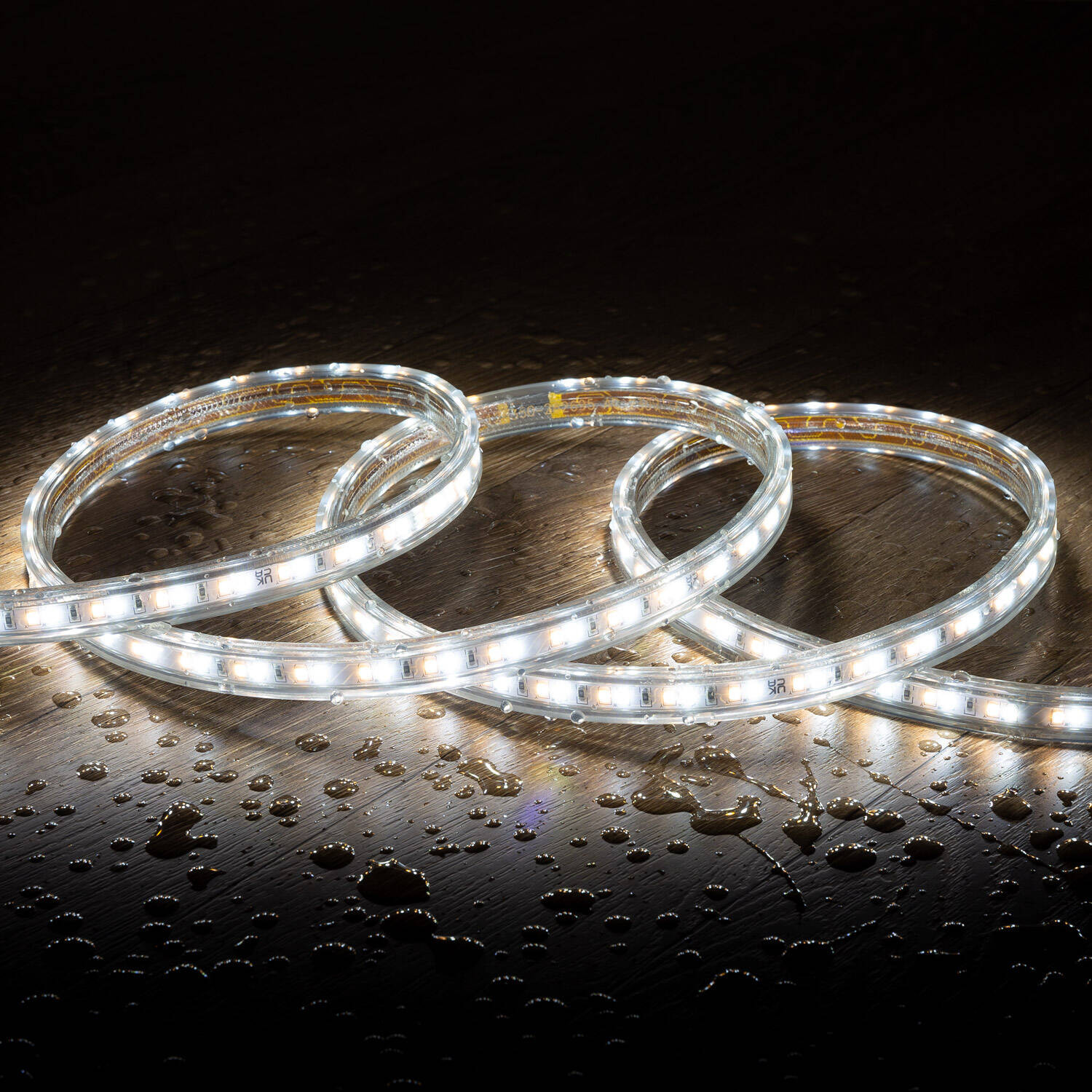 Ruban LED CCT 220V AC 120LED/m IP65 Largeur 14mm Coupe tous les 100cm 8 m