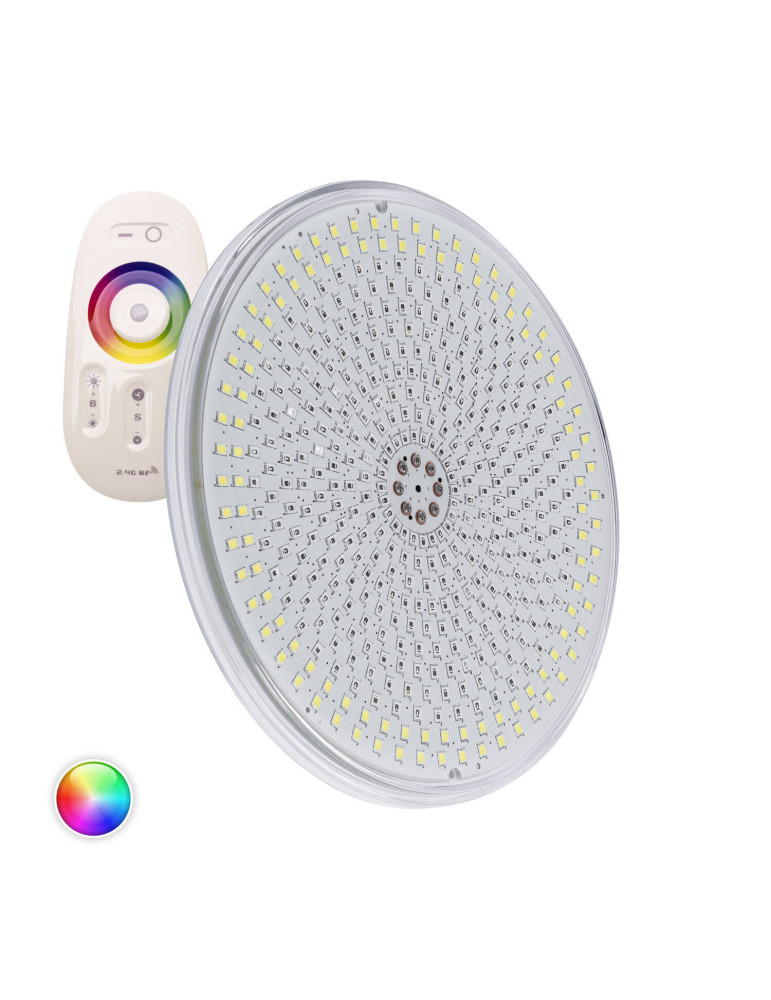 Ampoule LED Piscine Slim Submersible PAR56 RGBW 12V DC 35W IP68