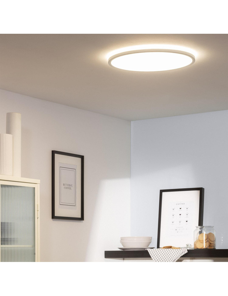 Plafonnier LED Rond Variation par Paliers 3 Niveaux SwitchDimm 24W Double Face Ø420mm