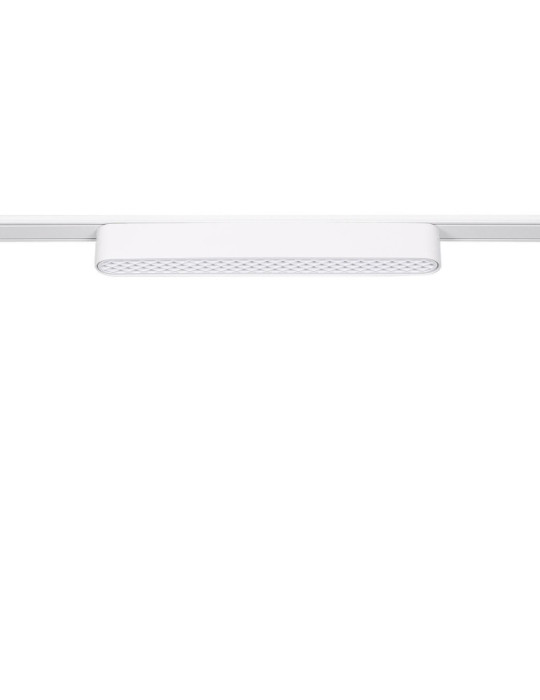 Spot Linéaire LED sur Rail Magnétique 25mm Extra-Plat 12W 48V Blanc Optic 222mm Spot Linéaire LED sur Rail Magnétique 25mm Extra-Plat 12W 48V Blanc Optic 222mm