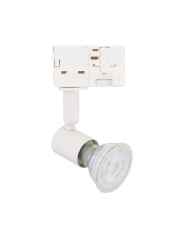 Spot à Douille sur Rail Triphasé Oasis pour Ampoule GU10