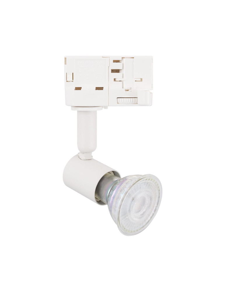 Spot à Douille sur Rail Triphasé Oasis pour Ampoule GU10 Spot à Douille sur Rail Triphasé Oasis pour Ampoule GU10