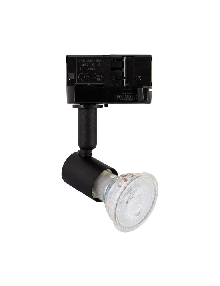 Spot à Douille sur Rail Triphasé Oasis pour Ampoule GU10 Spot à Douille sur Rail Triphasé Oasis pour Ampoule GU10