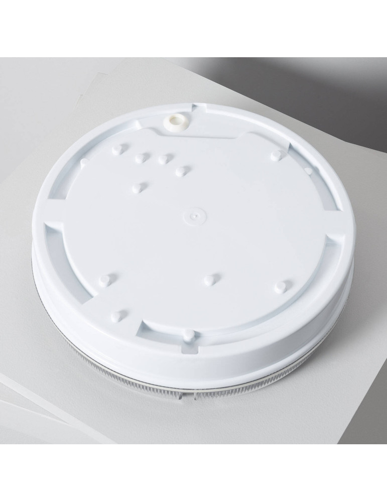 Plafonnier LED Extérieur Rond 24W Hublot IP65 Ø285 mm avec Éclairage de Sécurité Non Permanent