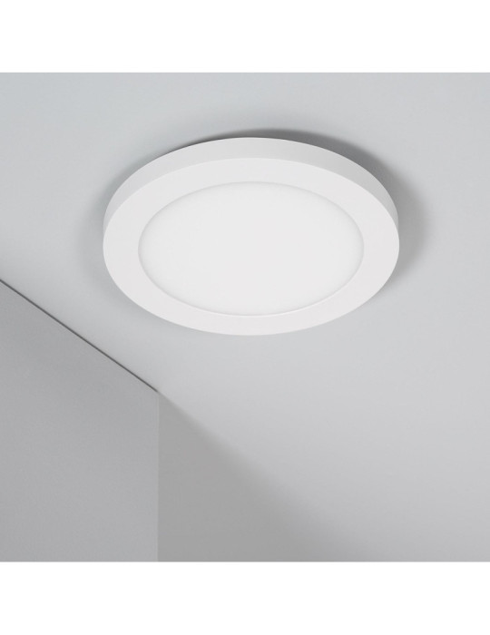 Dalle LED Rond 22W Sélectionnable Slim Surface Coupe Ajustable Ø 60-160mm Dalle LED Rond 22W Sélectionnable Slim Surface Coupe Ajustable Ø 60-160mm