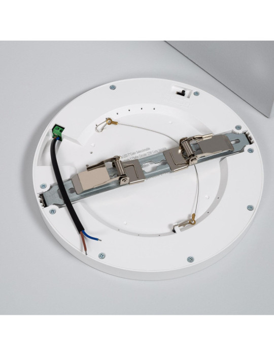 Dalle LED Rond 22W Sélectionnable Slim Surface Coupe Ajustable Ø 60-160mm