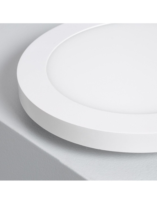 Dalle LED Rond 22W Sélectionnable Slim Surface Coupe Ajustable Ø 60-160mm