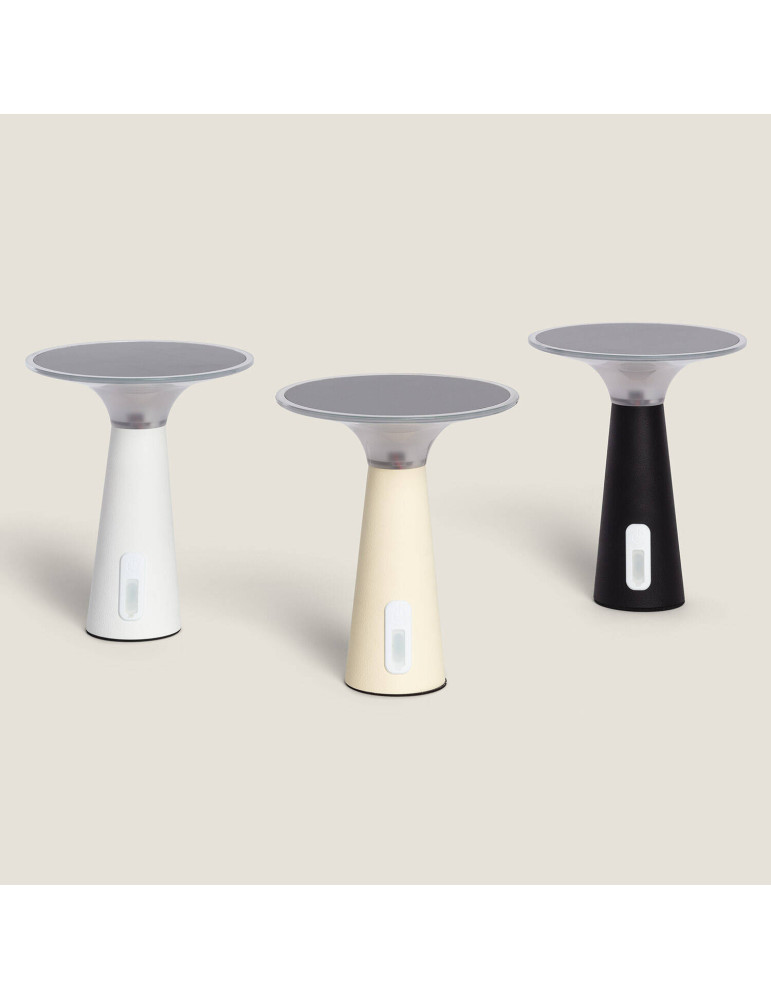 Lampe à Poser Solaire LED 3W Portable avec Batterie USB Rechargeable Soucha