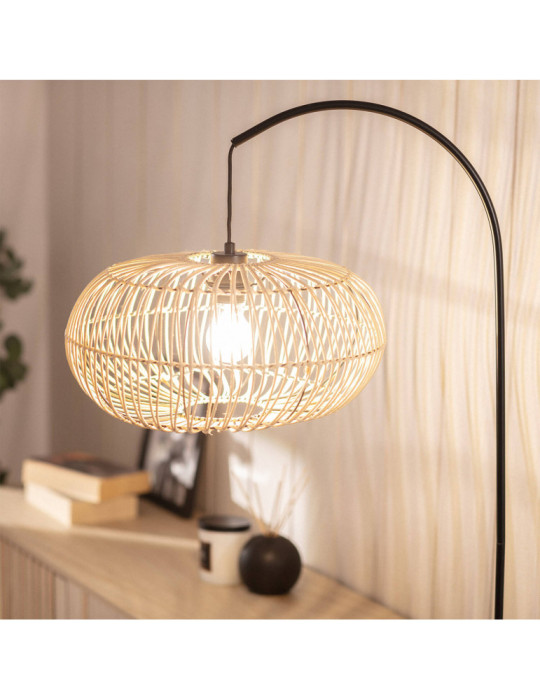 Lampadaire Rotin Arawa Lebrel