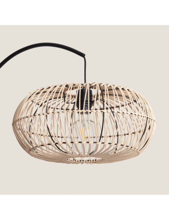 Lampadaire Rotin Arawa Lebrel