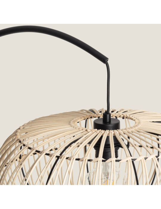 Lampadaire Rotin Arawa Lebrel