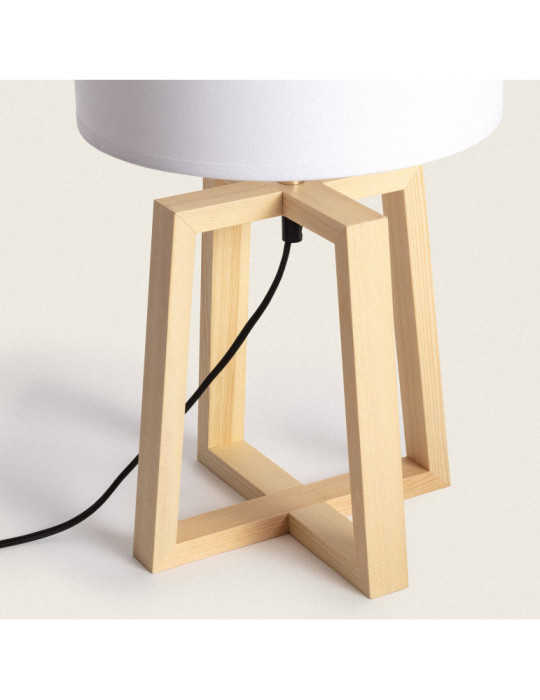 Lampe à Poser Bois Korsade