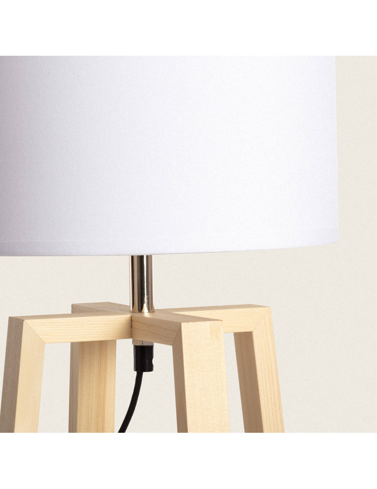 Lampe à Poser Bois Korsade