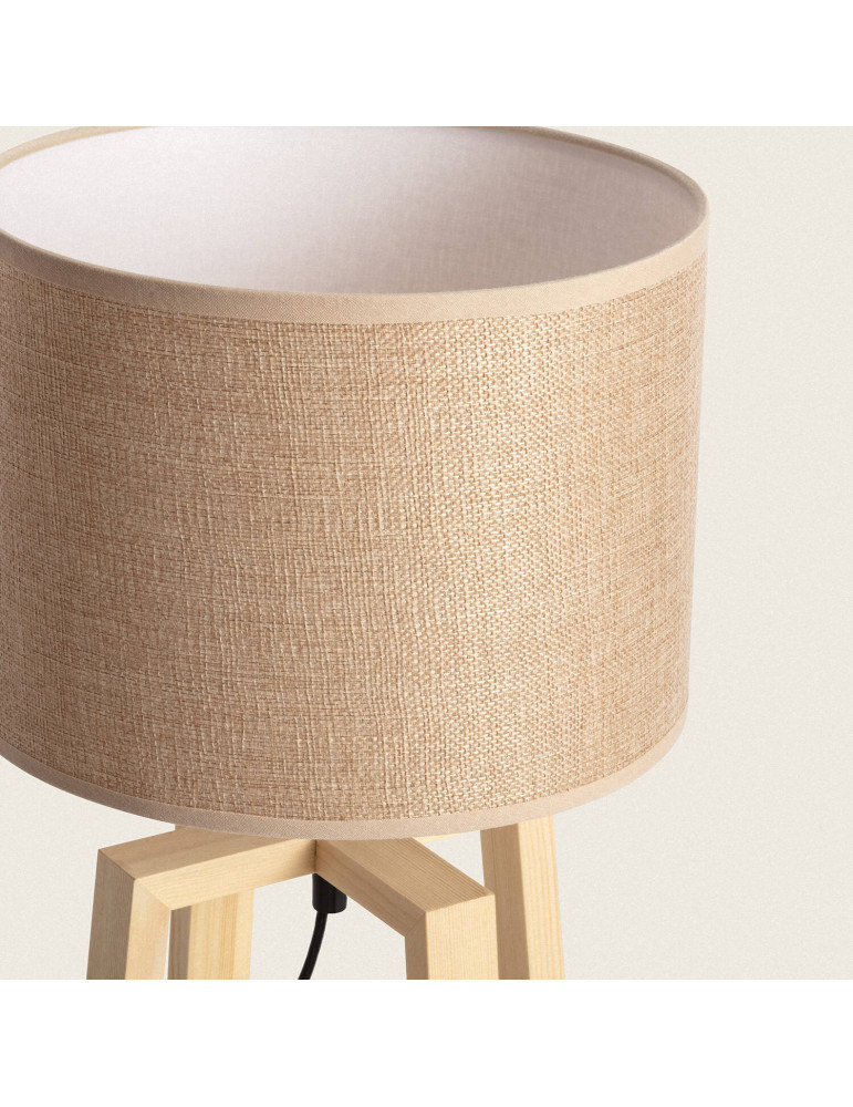 Lampe à Poser Bois Korsade