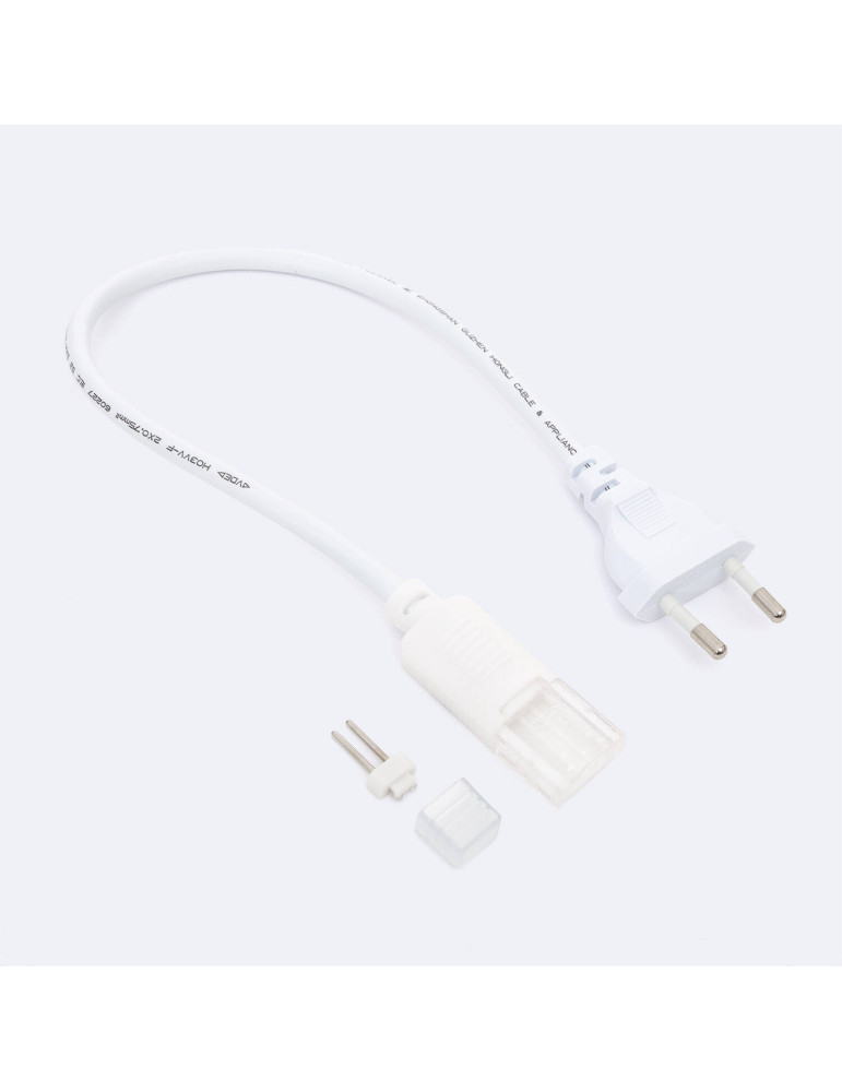 Câble pour Ruban LED Auto-Redressement 220V AC SMD IP65 Largeur 12mm Monochrome