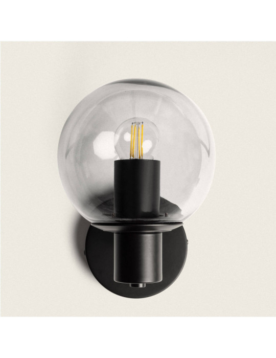 Lampe Murale Extérieur en Métal et Verre Yanbu