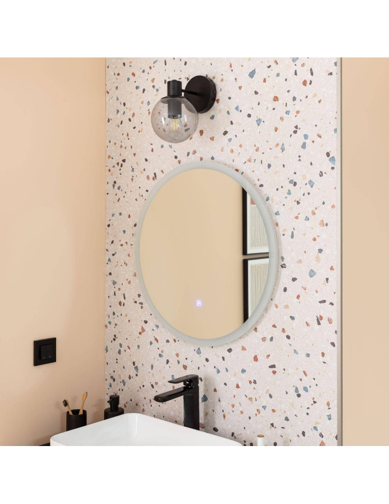 Lampe Murale Extérieur en Métal et Verre Yanbu