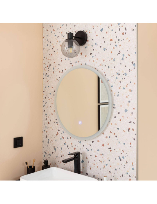 Lampe Murale Extérieur en Métal et Verre Yanbu