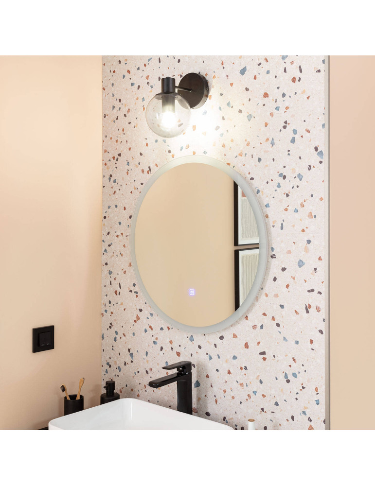 Lampe Murale Extérieur en Métal et Verre Yanbu