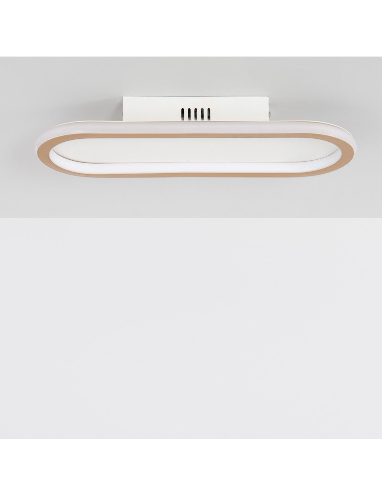 Plafonnier LED Aluminium 20W Gold Renoir