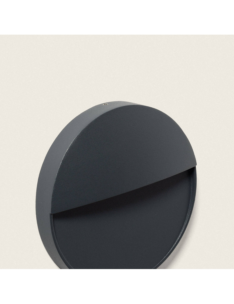 Applique Murale Extérieure LED 3W CCT Seleccionable en Saillie Ronde Jade