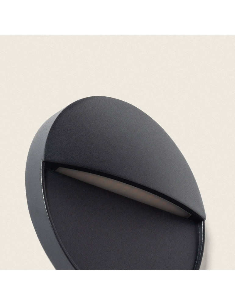 Applique Murale Extérieure LED 3W CCT Seleccionable en Saillie Ronde Jade