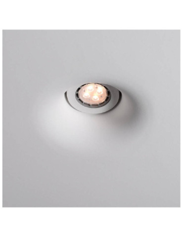 Collerette Downlight Intégration Plâtre/Pladur pour Ampoule LED GU10/GU5.3 Coupe 207x207 mm UGR17