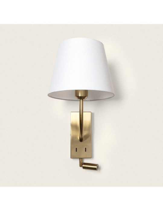Applique Murale avec Flex LED de Lecture 2.5W Métal Gold-Teylo Conne