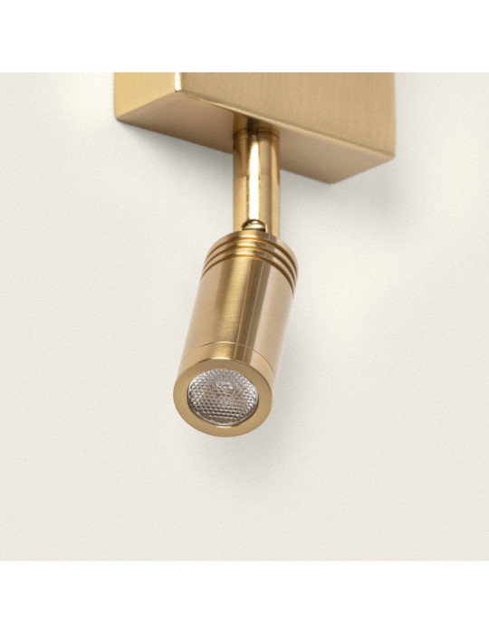 Applique Murale avec Flex LED de Lecture 2.5W Métal Gold-Teylo Conne