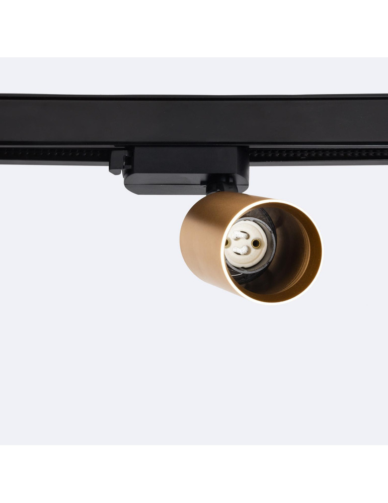 Spot à Douille sur Rail Monophasé Lux pour Ampoule GU10