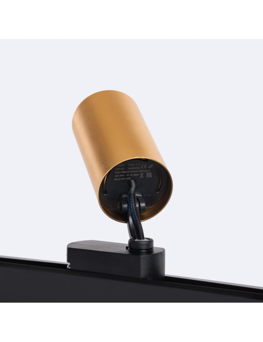 Spot à Douille sur Rail Monophasé Lux pour Ampoule GU10