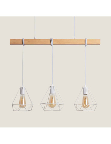 Suspension Métal Sardo 3 Spots