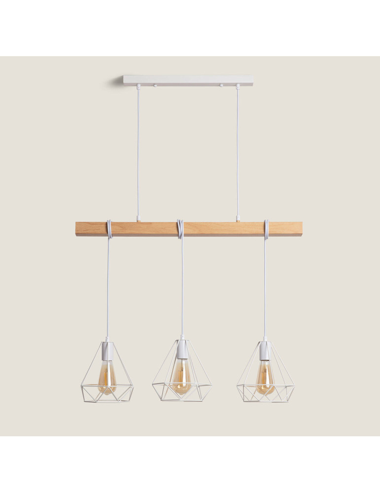 Suspension Métal Sardo 3 Spots