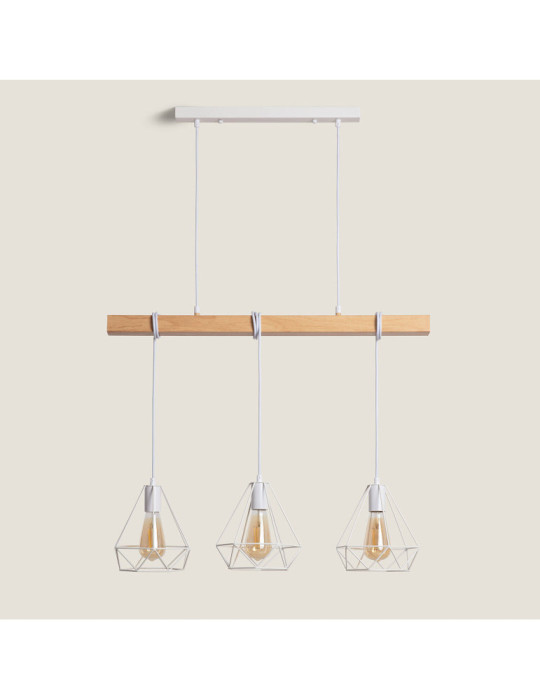 Suspension Métal Sardo 3 Spots