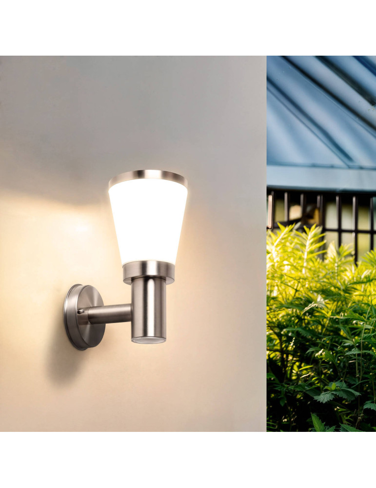 Applique Murale Extérieure Acier Inoxydable Idun