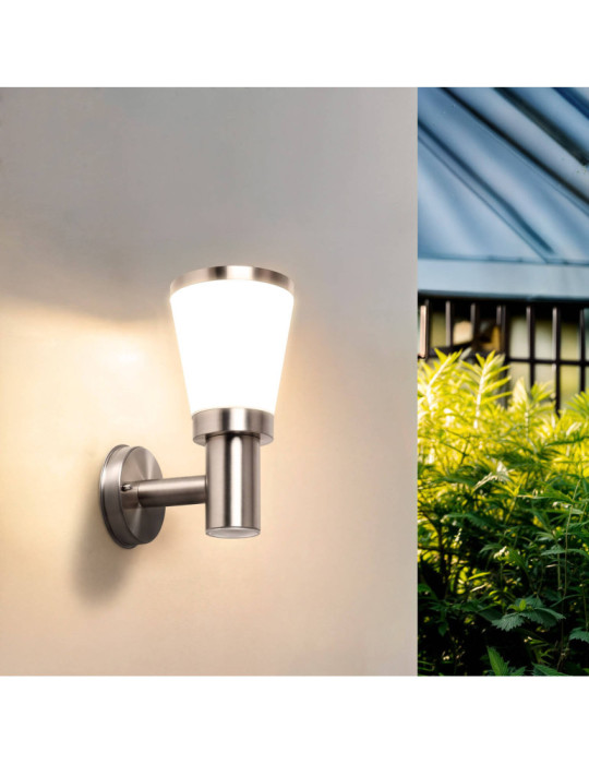 Applique Murale Extérieure Acier Inoxydable Idun