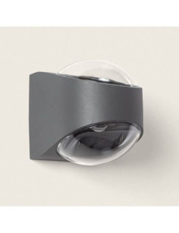 Applique Murale Extérieure LED 12W Aluminium Éclairage Double Face Adelfa