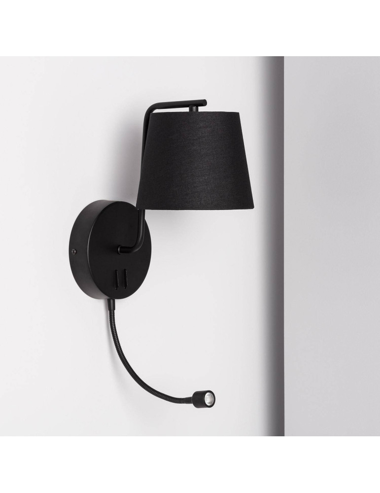 Lampe Murale Métal Kuomba avec Flex LED de Lecture